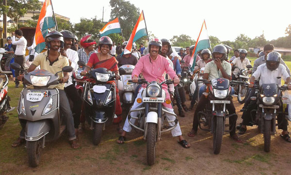 Shaktinagar tiranga yatre